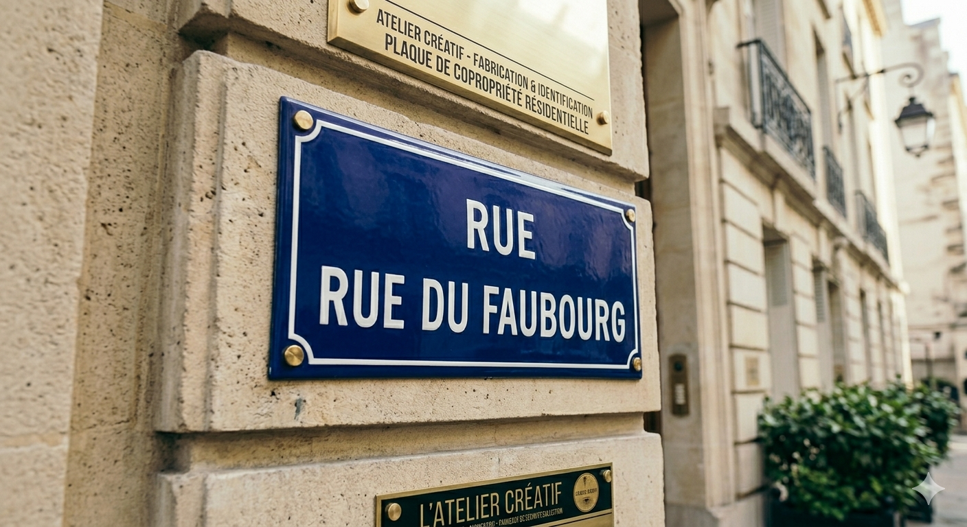 Plaque de rue